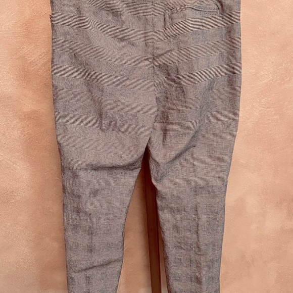 NWT Women’s 16 Lauren Ralph Lauren style Adelle, Black & Cream Plaid Trousers - Picture 4 of 6